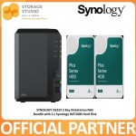 SYNOLOGY 2-Bay Diskstation DS223 Bundle with Synology HAT3300 2 x 4TB